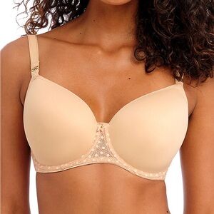 NWOT Freya Starlight Underwire Idol T-Shirt Bra, 30 DD caramel/ tan  color